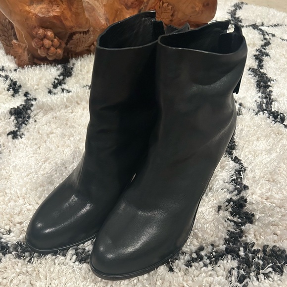 rag & bone Kerr Black Leather Back-Tab Boot 41 - Picture 2 of 10